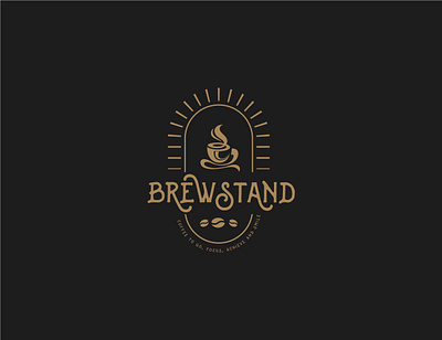 BrewStand bean bean logo coffee coffee bean coffee logo creative logo logo design logos modern logo professional logo vintage logo