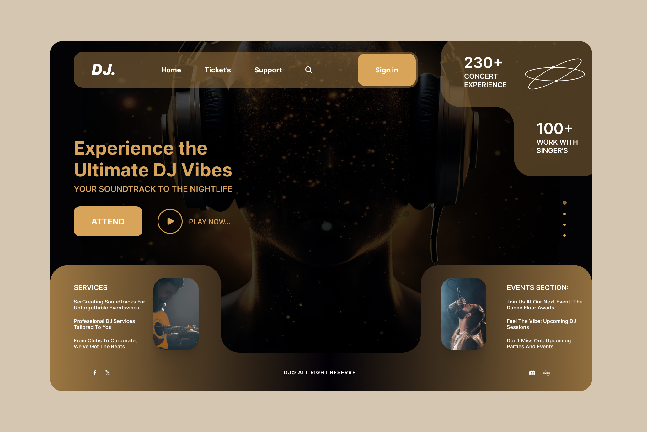 DJ vibes 🎧 3d animation branding graphic design logo motion graphics ui