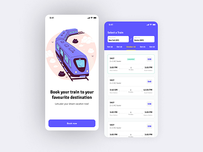 Train booking app concept app application design book trains booking booking app design ios mobile mobile app design train ui ux