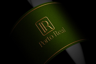 Porto Real Logo Design brand identity branding design graphic design logo luxury modern premium