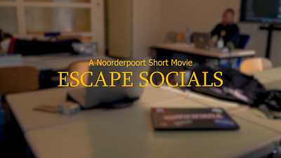 Escape Socials ©️ 2024 audio visual camera cinematic editing sony typographie