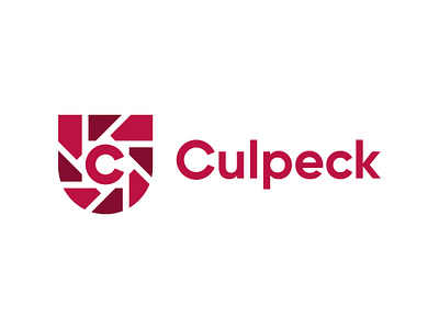 Culpeck Logo Redesign branding c shield logo corporate design corporate identity culpeck logo design graphic design insurance logo logo logo red logodesign shield logo