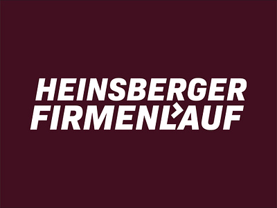 Heinsberger Firmenlauf branding company run logo corporate design corporate identity corporate run logo design firmenlauf graphic design illustration logo logodesign run logo vector