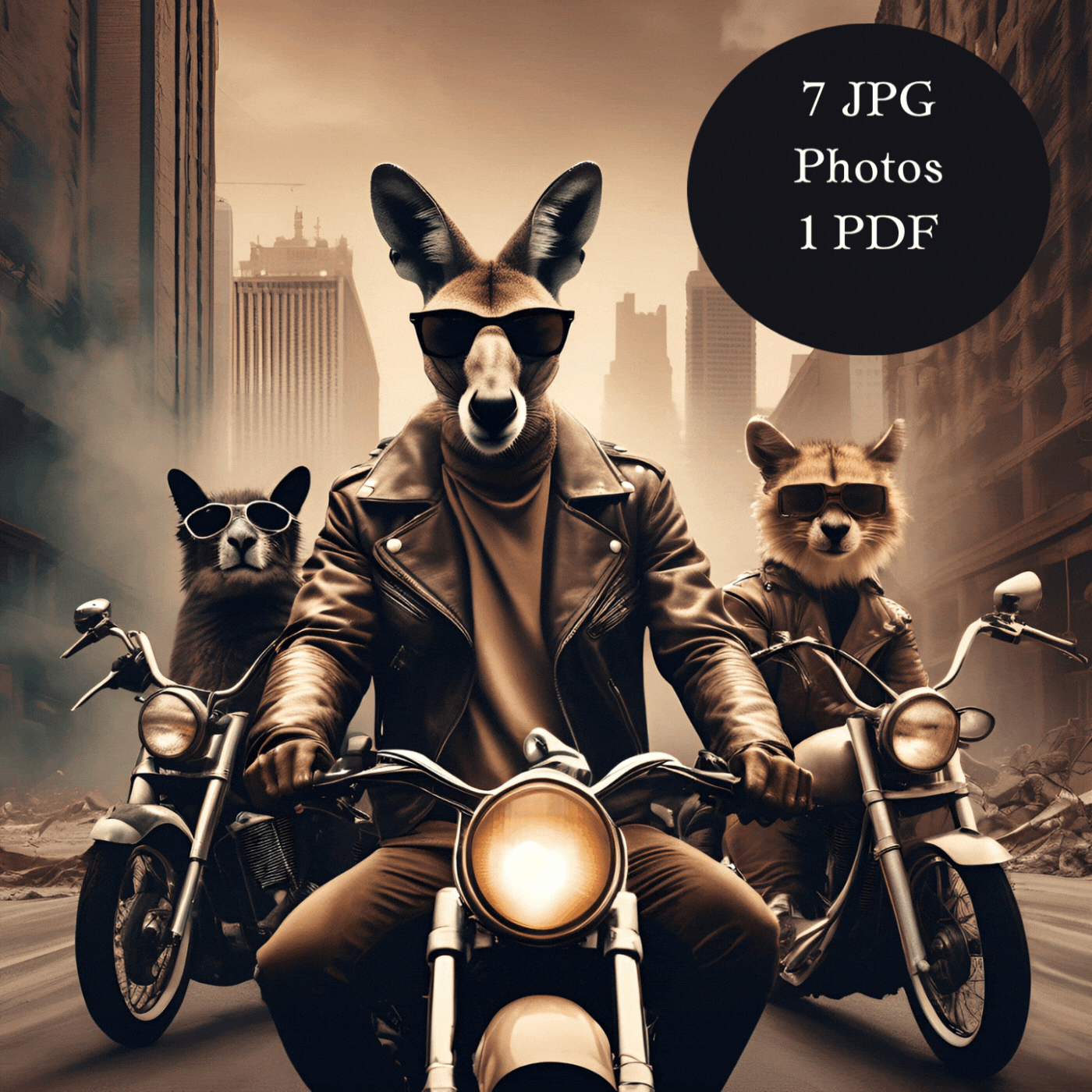 Pack of Vintage Animals 3d animal animation bike branding design illustration jacket motion graphics ui vintage