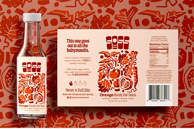 Hot sauce labels for SoSS animation bottles branding graphic design hot sauce illustration label design logo motion graphics packaging typography visual identity