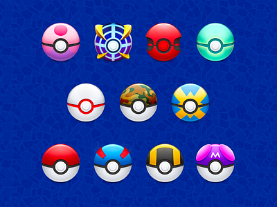 Poké Balls ball beastball cherishball icon masterball nintendo pokeball pokemon