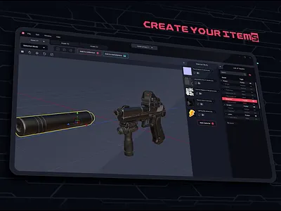 Revived Web3 gaming platform UI design gaming motion design platform ui web3