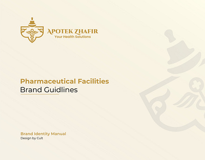 Brand Guidlines - Pharmaceutical Facilities branding graphic design logo