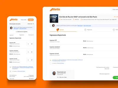 Atletis - Dashboard checkout dashboard design plataforma site ui uidesign uidesigner uiux uxdesigner website