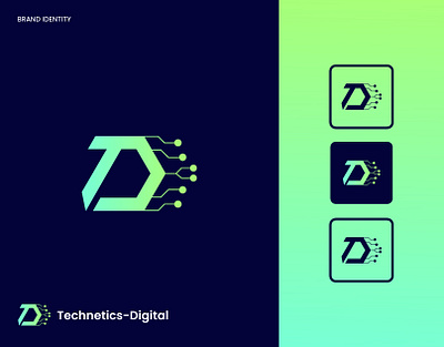 Technetics-Digital 3d 3d design branding design graphic design logo logo desgins logo design logo designer logos tanzina akter tanzinaart vector