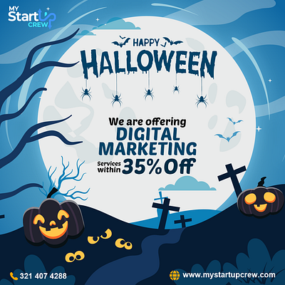 Boost Your Business with My Startup Crew! branding design graphic design halloween sale illustration logo typography ui ux vector web design