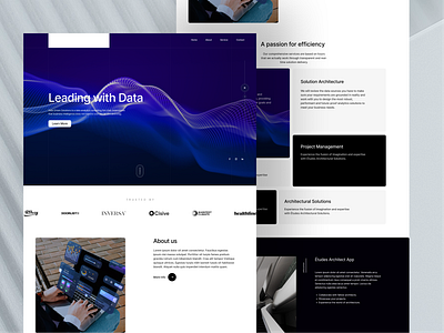 Cendyn Digital Solution Website bento landing page branding clean cyber security data landing page security ui ux web web design webflow website