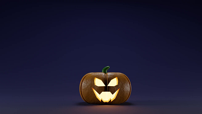 🎃 Spooky Pumpkin Animation! 🎃 3d animation helloween lighter pumpkin