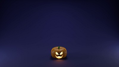 🎃 Spooky Pumpkin Animation! 🎃 3d animation helloween lighter pumpkin