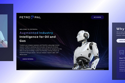 Website Spotlight: Petropal AI branding design graphic design ui web website website design