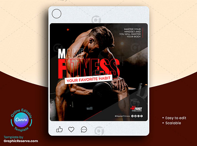 Fitness Gym Facebook Banner Layout Canva Design canva canva social media design facebook post fitness gym fitness gym facebook banner fitness gym social media banner fitness social media gym center social media design gym facebook banner gym instagram post gym social media post instagram post social media post social media post canva template