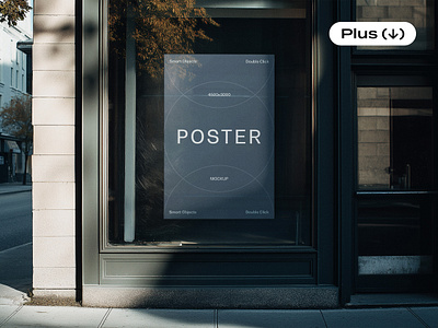 Shop Window Poster Mockup advertising advertising mockup avenue banner download mockup outdoor outdoor mockup pixelbuddha poster poster mockup psd shop shopfront store storefront street template urban window