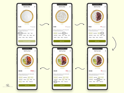 Chipotle Bowl Customizer App app delivery app design food app food delivery app landing page mobile app product design ui ux website