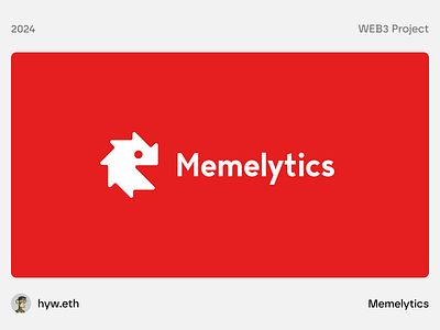 Memelytics | Crypto Web3 Meme Analytics Plaform Logo bitcoin blockchain brand branding btc crypto design graphic design icon landingpage logo meme minimal minimalist nft ui vi web web3 website