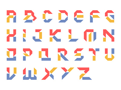 Alphabet A to Z Geometric Design alphabet alphabet design colored design complete alphabet creative creative design design design art design idea geometric geometric alphabet geometric design graphic design letter design logo logo design modern alphabet modern design vector visual identity