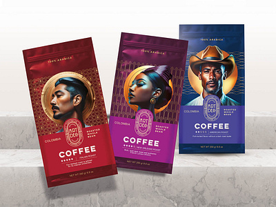 coffee packaging concept branding design food packaging graphic design packaging design