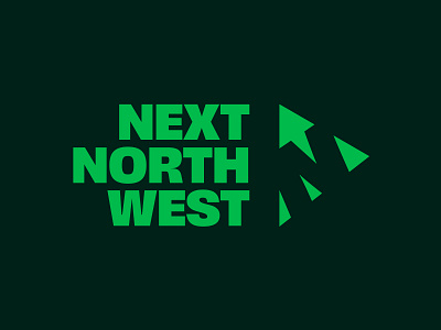 Next Northwest arrow brand identity branding design graphic design green icon iconography identity design logo logo design negative space northwest oregon pnw portland rebrand rebranding