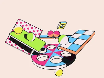 Random Shapes 2d animation 3d 3d animation after effects animation illustration loop motion design motion graphics shapes animatin
