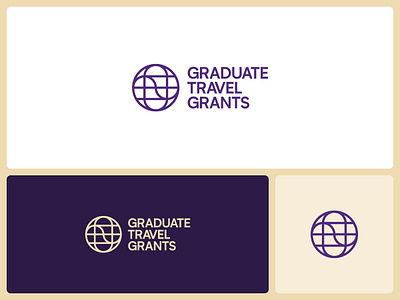 University Committee Logo - Grants and Travel assymetry brand branding clemson committee education globe grant logomark mark minimal planet stroke student travel university world