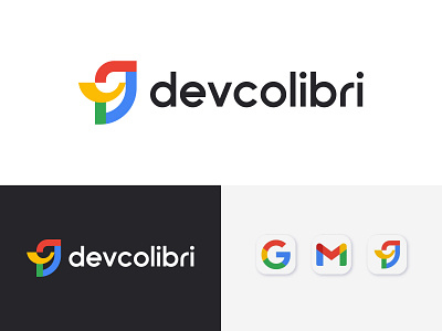 Devcolibri Logo app bird logo branding creative logo google graphic design icon logo logo design minimal logo modern logo ui web logo