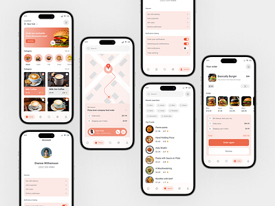 Food Delivery App app design cooking app delivery app food and drink app food app food delivery food delivery app food delivery service food order kitchen online order app restaurant app ui ui design