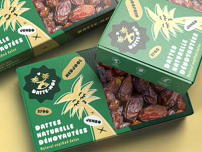 Brand and Packaging Design for Datte-moi bold brandidentity branding cartoon connection dates design fruit graphic design illustration logo logo design love packaging render romantic