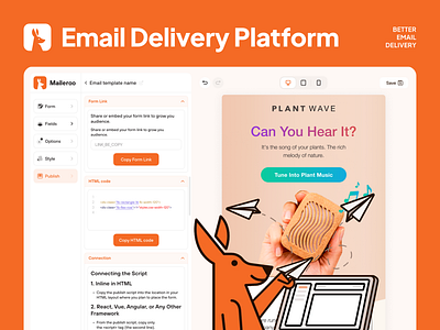 Maileroo Email Delivery Platform app branding design email figma graphic design illustration logo ui ux vector