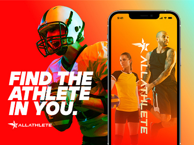 AllAthlete college recruiting colleges universities color palette figma figma prototyping fitness interface design mobile design photography direction product design prototype prototyping recruiting social sport ui