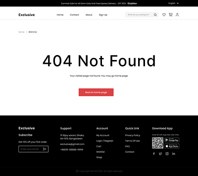 404 Not fount section.... animation ui