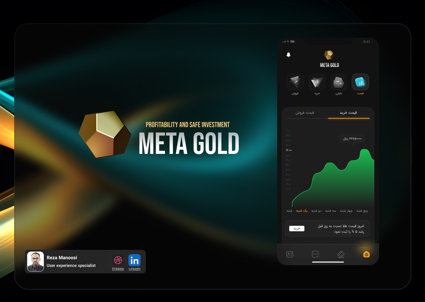Design dashboard design gold login ui ux