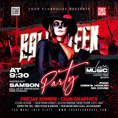 Halloween Flyer club club flyer design flyer design flyer template halloween halloween 2024 halloween costume halloween flyer halloween party halloween vibes halloween week halloween2024 happy halloween holiday horror night instagram scary party spooky month spooky night