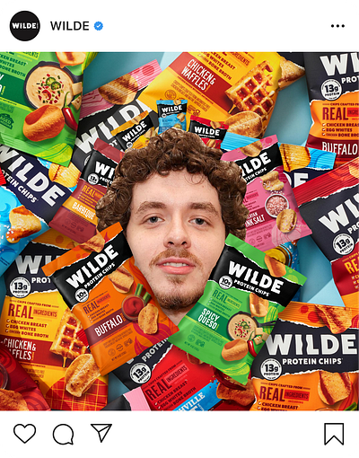 Wilde Chips organic social branding design social