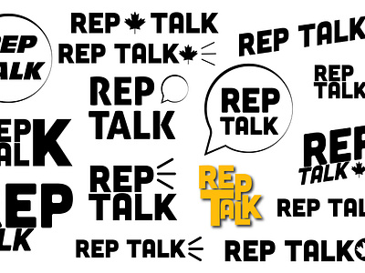 Rep Talk Logo Ideation branding graphic design illustrator logo