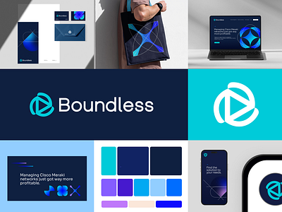 IT Tech Company Brand Identity blue branding design designer freelance freelancer geometric gradient graphic design icon identity it logo mark paris purple shapes teal tech vector