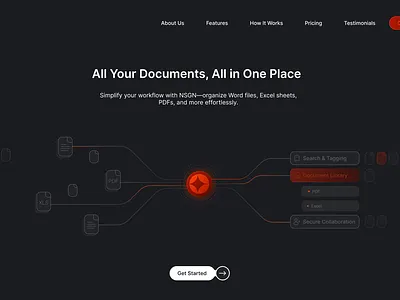 Hero section animation ai animation design landing page microintercations ui animation ui design ui ux uiux webdesign website design