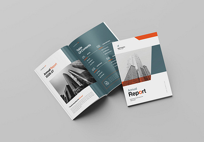 Annual Report Template annual annual report branding brochure business business brochure business proposal chart clean company company profile corporate corporate brochure graphic design minimal minimalist new design proposal report sheet