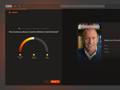Pepper: Spicing Up Your Interview Skills with AI 🌶️💼 app branding colors design illustration logo onboarding product design sidebar ui ux
