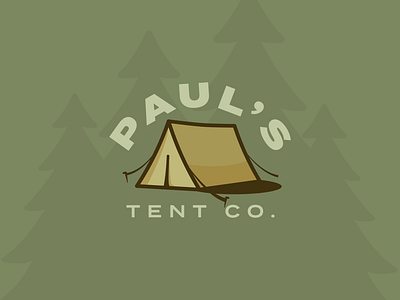 Paul's Tent Co. - Part 2 branding church church design design graphic design illustration logo logos vector