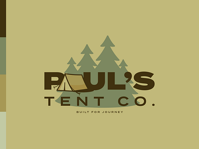 Paul's Tent Co. - Part 3 branding church church design design graphic design illustration logo logos vector