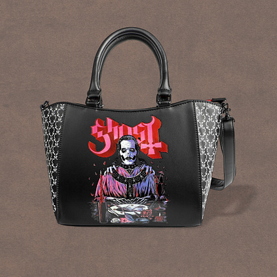 Ghost Handbag band cardinal copia drawing ghost handbag illustration merch papa emeritus the band ghost valentines