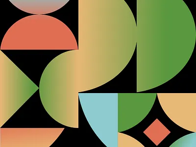 Gradient Pattern black colourful gradient pattern