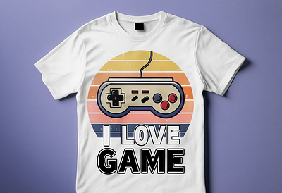 Game T shirt Design branding design game game tshirt graphic design illustration logo logo design t shirt design typography design ui vector