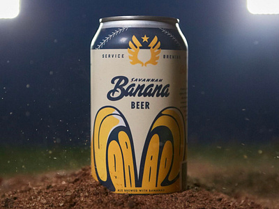 Savannah Bananas Beer Can baseball baseball beer beer can can design design focus lab savannah savannah bananas