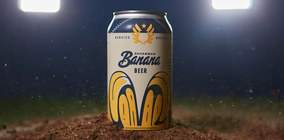 Savannah Bananas Beer Can baseball baseball beer beer can can design design focus lab savannah savannah bananas