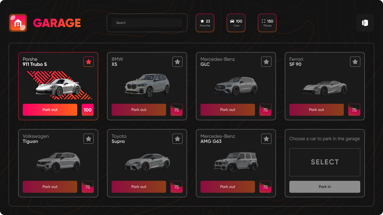 Example of Game UI/UX Design 